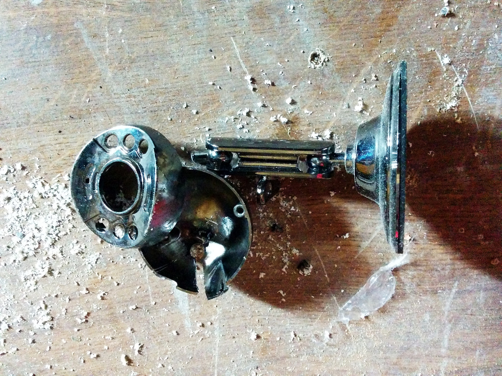 Opening the old webcam with a Dremel