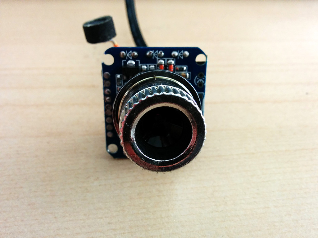 Tiny webcam sensor extracted