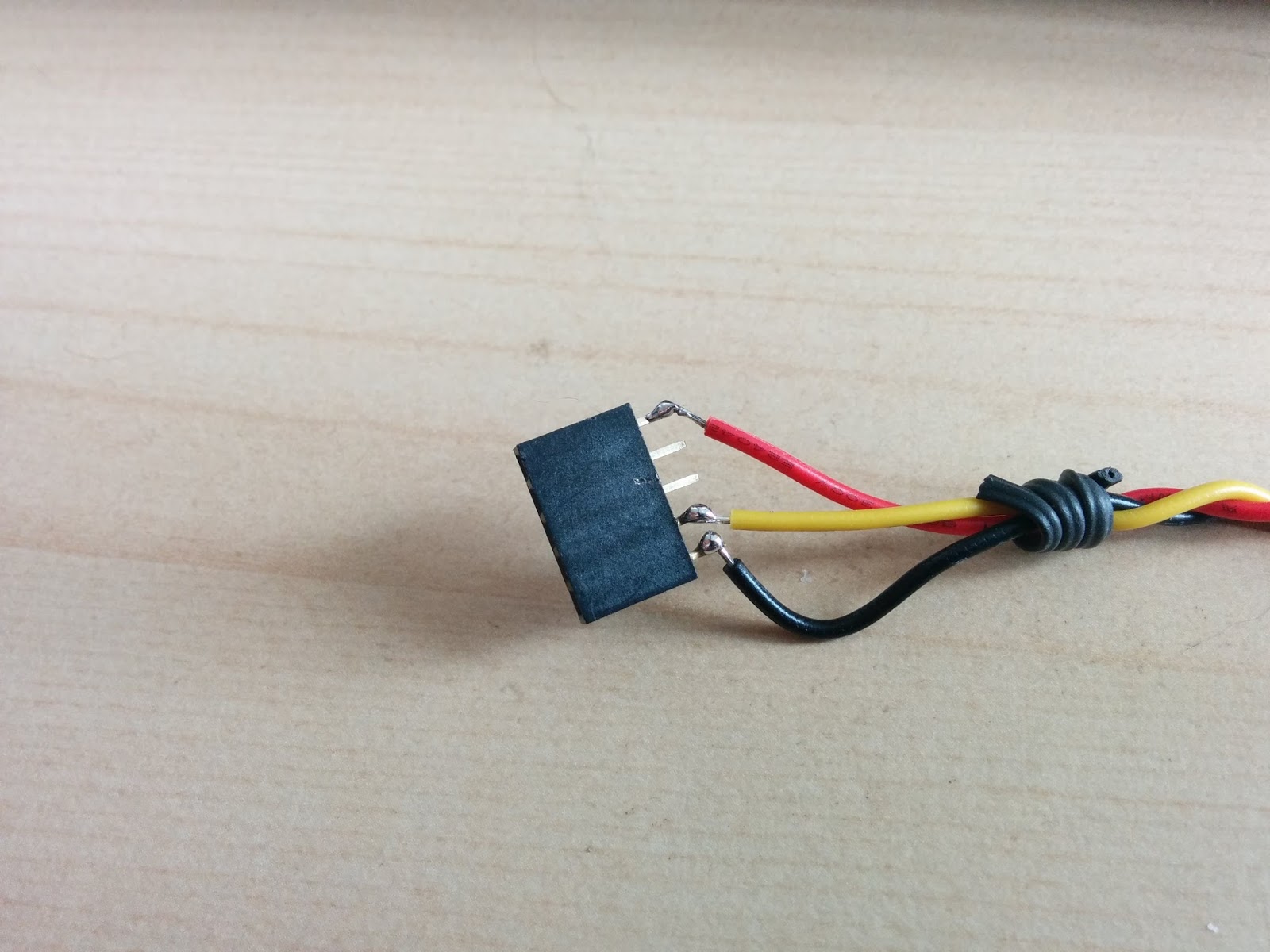 GPIO connector soldering